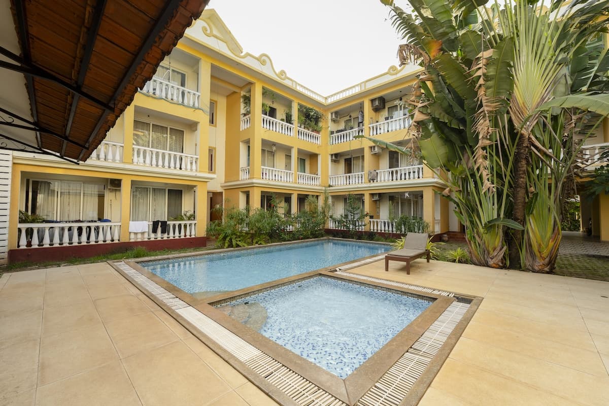 AG003 · Peaceful 2BHK | Pool & Gym | Siolim - View 5