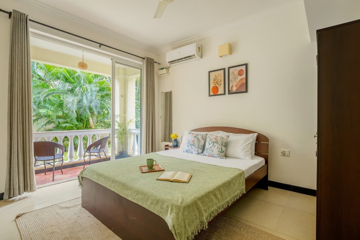 AG003 · Peaceful 2BHK | Pool & Gym | Siolim - View 3