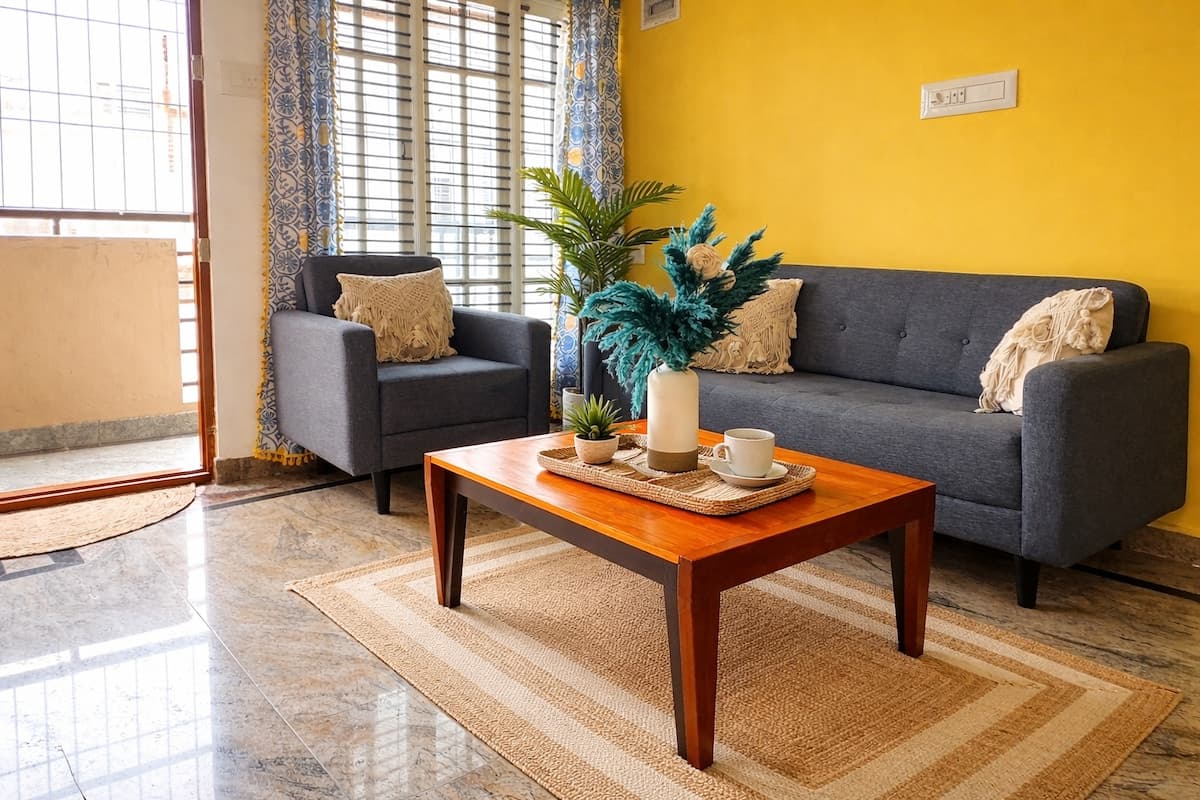 BSU202 · Lakeside 2 BHK in Bangalore by CozyCave | BSU202 - Main view