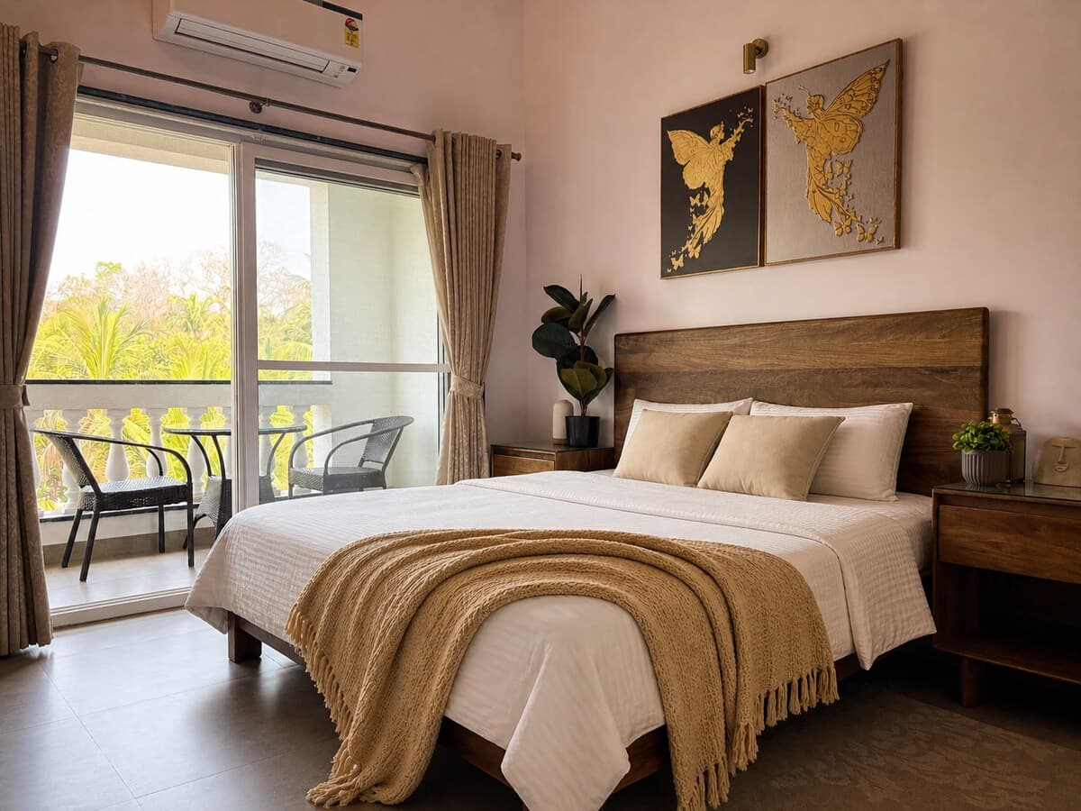 ARA - A - 301 · Spacious 2BHK nr Bawri, Avos Kitchen with Pool 301 - View 2