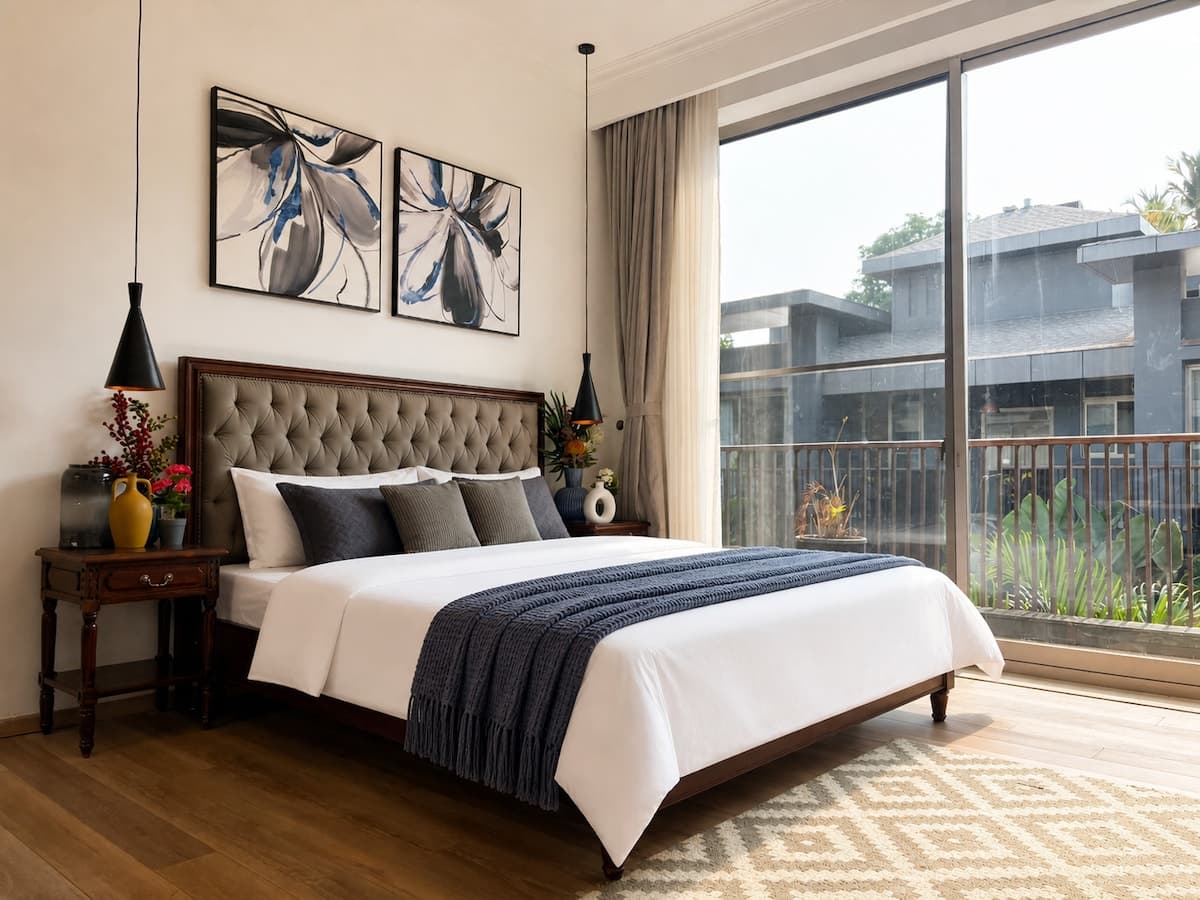 CVV - G · Luxury Duplex 3B Villa - Pvt Pool - Vagator Anjuna - View 2