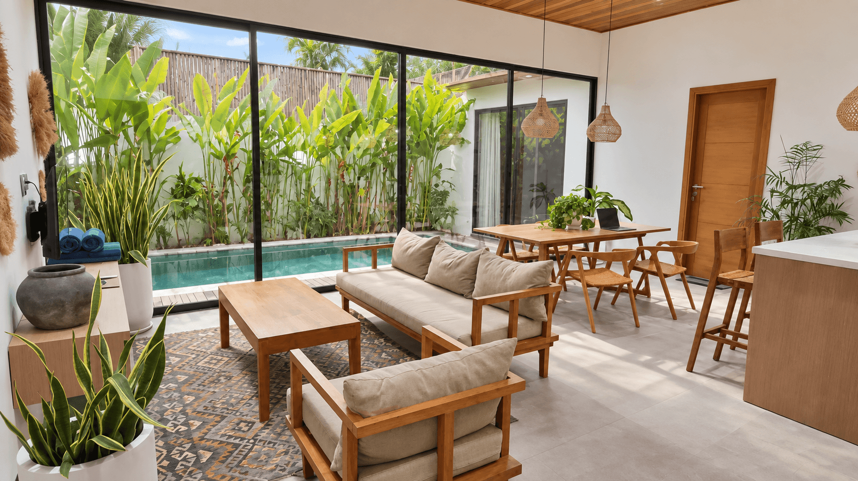 La Bumbak 03 · 2BR Quiet Pool Villa, Central Umalas Retreat 3 - View 2